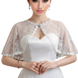 Delicate Lace Shawl Light weight Bridal Wrap Trendy Ladies Sophisticated Shawl for Weddings and Event