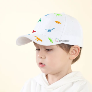 topi anak motif dino banyak topi anak perempuan lucu model korea topi bayi laki laki import murah