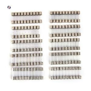 💝💟【Special price】Be Cools ฟิวส์หลอดแก้วเป่าเร็วขนาด5x20มม. 100ชิ้น เซ็ตชุดฟิวส์คละแบบฟิวส์แก้วเป่าเร็ว