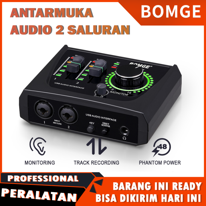 BOMGE mini Channel USB Audio Interface for Recording Streaming
