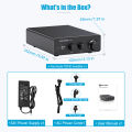 Fosi Audio TB10D New Updated Version Digital Hi-Fi Power Amplifier 300W x2 TPA3255 Stereo Class D Treble Bass Amplifier for Home Theater Speakers. 