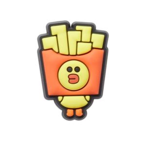 Charm cross jibbitz Khóa Giày Khoai Tây Chiên Pháp Sally Gà Chim Cánh Cụt Hoạt Hình Trang Trí Thời Trang sticker dép cross