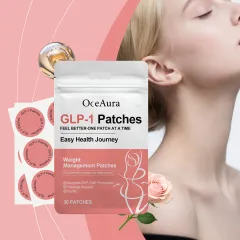 Oceaura Glp1 Patches for Weight Loss Firming Shaping Skin Abdomen Fat Burning Natural Ingredient Blood Sugar Balance Body Slimming Patch 30pcs