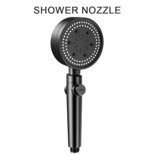 YOWXII🔥4in1 Shower Head With Hose Holder Set 5 modes Black Universal High Pressure Bathroom Shower Sprayer