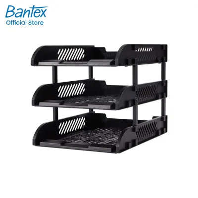 Bantex ชั้นเก็บเอกสาร ชั้นวางเอกสาร ที่เก็บเอกสารพลาสติก จัดเก็บเอกสาร แข็งแรง 2ชั้น 3ชั้น File Tray