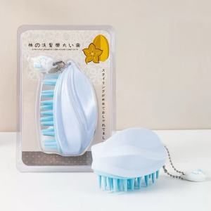 Multi-Functional Scalp Massage Comb/Shampoo Brush/Scalp Care Brush Silicone Bristle Comb Wet Dryuse