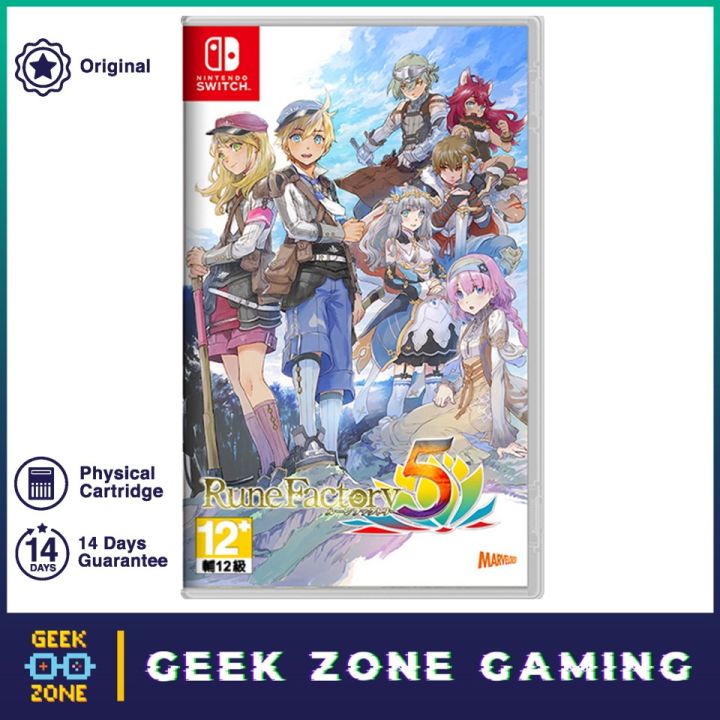 Nintendo Switch Rune Factory 5 | 符文工房 5 (English/中文版) | Lazada
