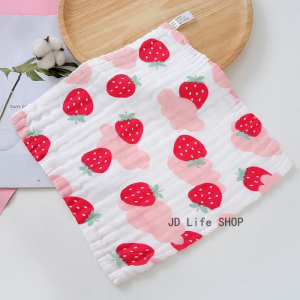 25cmx25cm Multi Purpose Cotton Gauze Square Towel 6 Layer High Density Baby Washcloth Soft Face Towel for Newborn Square Towel Baby Cute Handkerchief Cartoon Pattern Saliva Wrinkle Towel Muslin Cotton Infant Face Towel Wipe Cloth