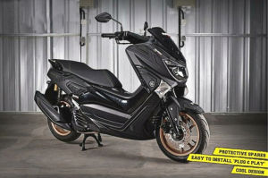 Yamaha NMAX Old 2015-2019 Aksesoris Full Set Cover Timbul Bahan Karet Tebal Lentur Presisi sesuai pas lekukan body motor. Design trendy Model Kekinian Tidak Luntur Sesuai Foto 100% Original Decals & Emblem Yamaha NMAX OLD  2015-2019
