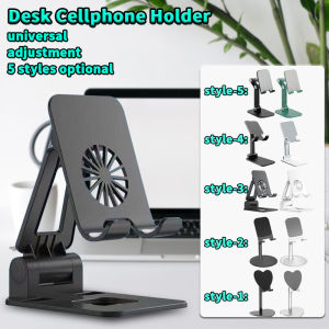 AMShop Universal Mobile Phone Holder Foldable Desktop Adjustable Portable Desk Table Stand For ALL Phones Tablet