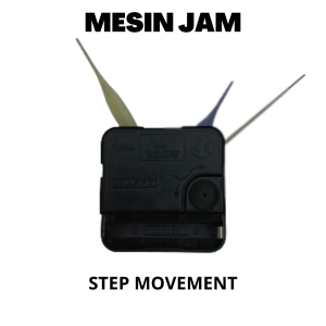 Mesin Jam Dinding Step Movement Universal Murah Kualitas Bagus Bergaransi