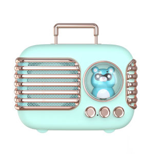 Bluetooth Speaker Cute Mini Wireless Small Stereo Retro Outdoor Portable Card Subwoofer
