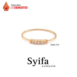 J5Ismoyo Cincin Emas 10K Model Simple Syifa