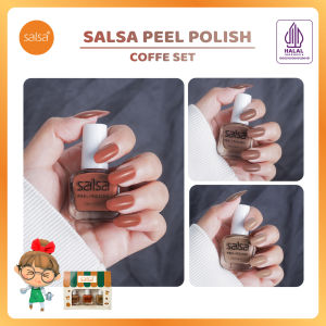 SALSA Kutek HALAL PEEL OFF Polish - Kutek HALAL Peel Off Lupas Breathable Hijab Friendly isi 3