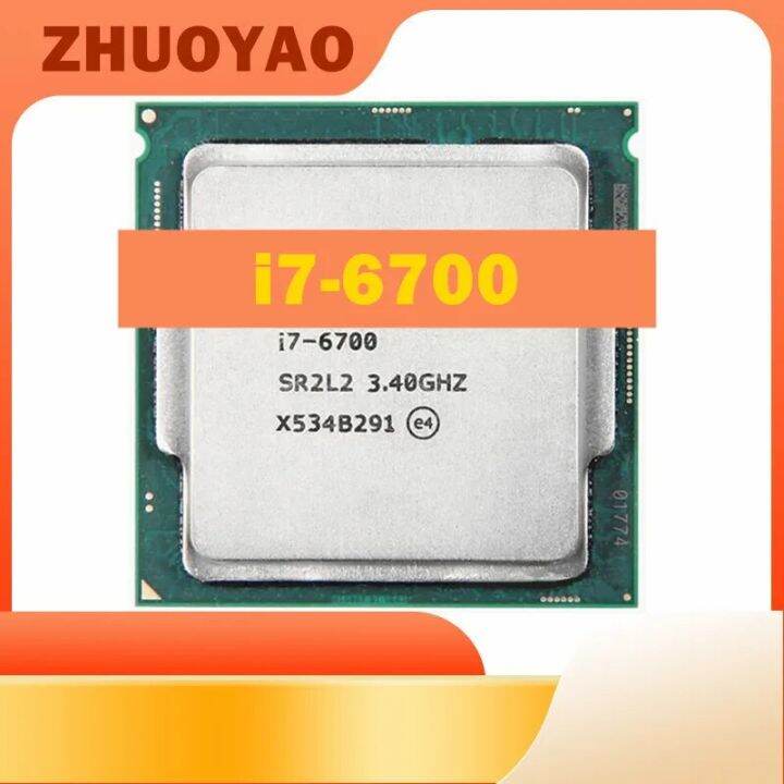 Quad Core Eight Threaded 65w Cpu Processor Lga 1151 Cpu I7 6700 I7 6700