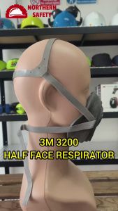 3M 3200 Respirator Kit Single Cartridge Half Face Respirator Face Mask