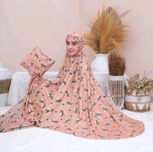 Mukena motif bunga bunga cantik mukena orang dewasa