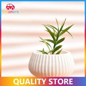 [Eleanor] 10Pcs Dollhouse Miniature Vase Mini Simulation Geometry Vase Set Flower Arrangement Green Plant Pots Model Home Decor Toys