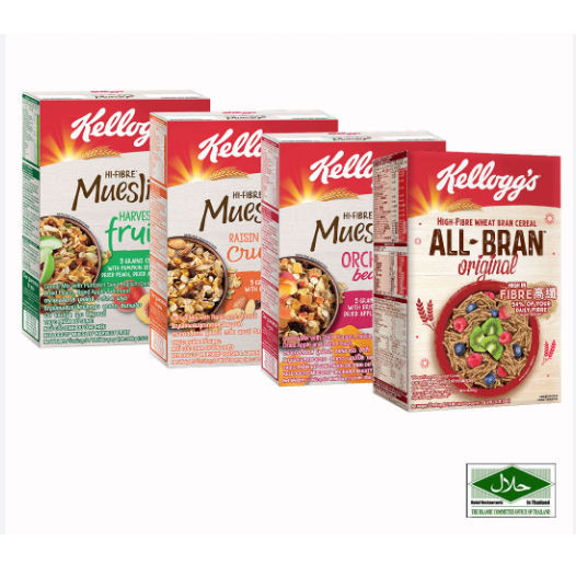 Kellogg's Breakfast Cereal All Bran / Mueslix / Harvest Fruit / Orchard
