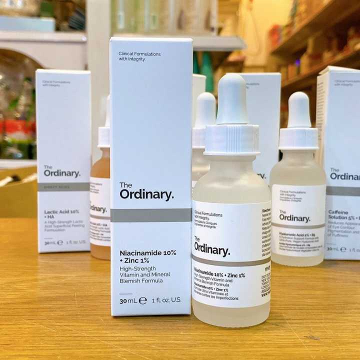 Serum dưỡng trắng, ngừa mụn thâm The Ordinary. Niacinamide 10% + Zinc 1% 30ml - 769915190311