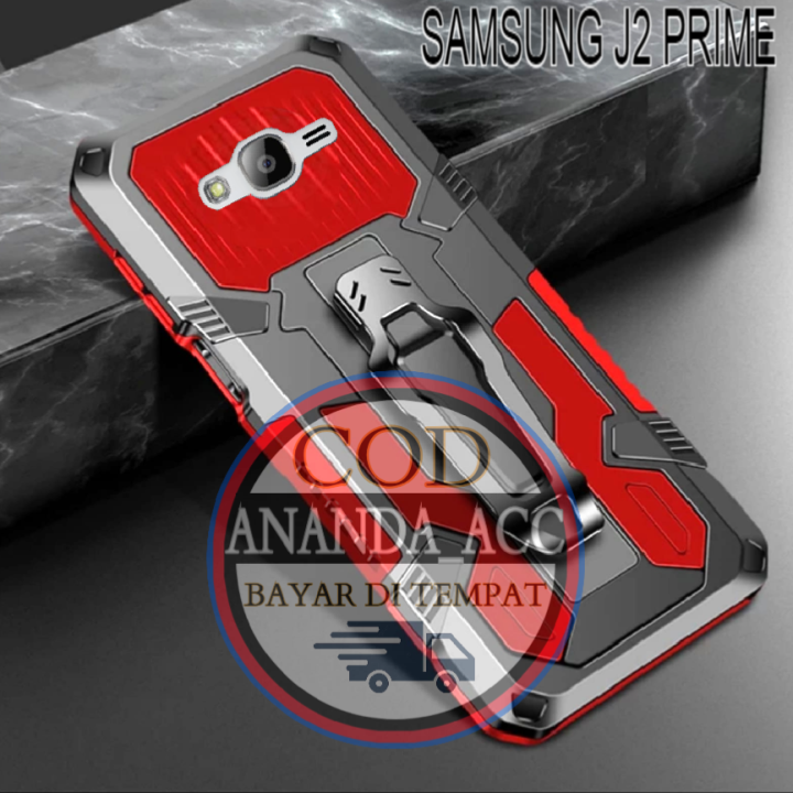 CASE HP SAMSUNG GALAXY J2 PRIME CASING STANDING BACK KLIP HARD
