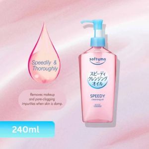 ✅[Ready Stock] Kose Softymo Speedy Cleansing Oil Refill 210ml丨Cleansing Oil 240ml (Dissolve makeup with lightning speed)