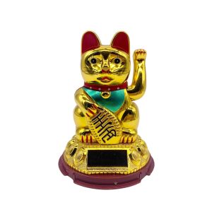 CHARMS MANEKI NEKO CAT ( EACH ONLY ) SOLAR FIGURINE