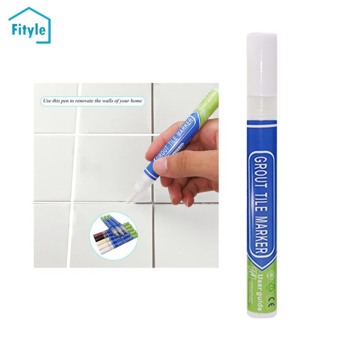 Fityle Grout Pen, Tile Grout Paint Pen, Grout Shine Touch Up Repair ...