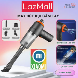 Máy Hút Bụi Mini Cầm Tay Không Dây Lực Hút Bụi 6000MPA Làm Sạch Bàn Phím Ô TôNhỏ Gọn Pin Sạc Tiện Lợi