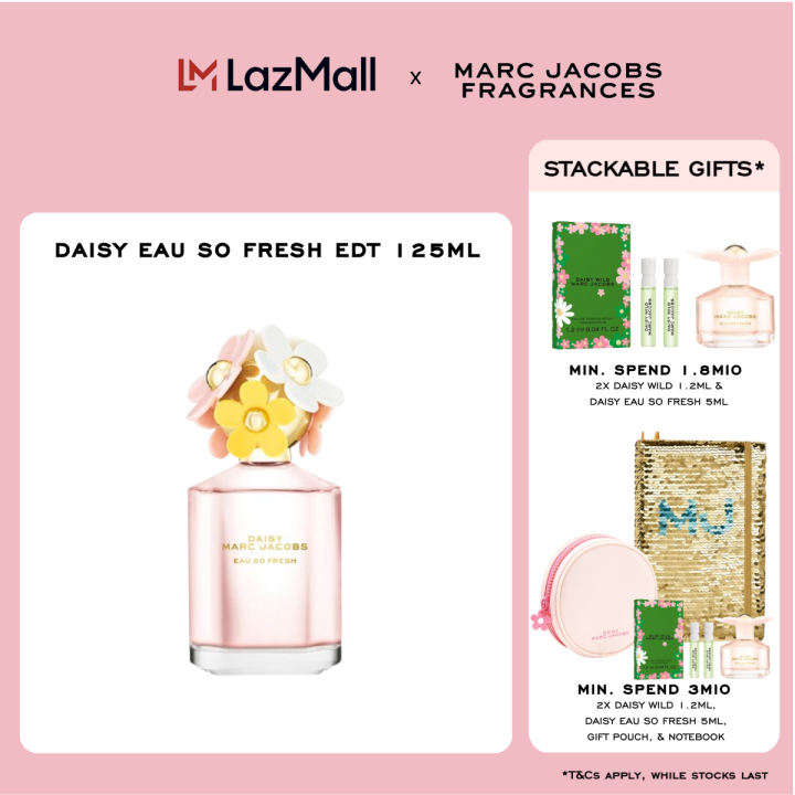 Marc Jacobs Daisy Eau so Fresh EDT (Parfum Minyak Wangi Fragrance Tahan Lama Wanita EDT)