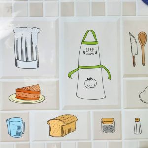 Wallpaper Stiker Dinding Dapur Alumuniumfoil Anti Minyak dan Air Tahan Panas Api Ukuran L60cm x P5m