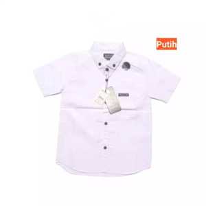KEMEJA POLOS ANAK | HEM ANAK LAKI LAKI | BAJU ANAK BANYAK VARIAN WARNA 1-10 TAHUN