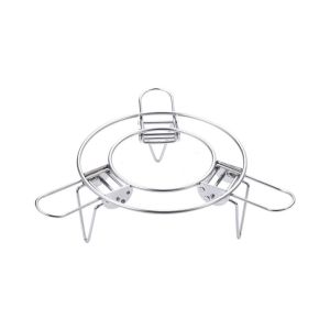 SWEET พับเก็บได้ ชั้นนึ่งกล้องส่องทางไกล ทนความร้อนและยืดหยุ่น ประหยัดพื้นที่พื้นที่ หม้อนึ่งสแตนเลส ทนทานต่อการใช้งาน ป้องกันสนิมและสนิม ถาดทำความเย็น อุปกรณ์สำหรับห้องครัว