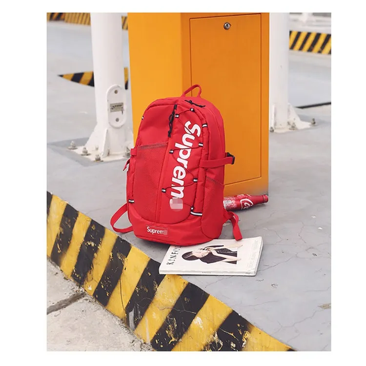 Supreme ss17 hot sale red backpack