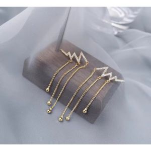ems fashion hypoallergenic Korean Elegant Diamond Pearl Earrings Fashion Simple Earrings