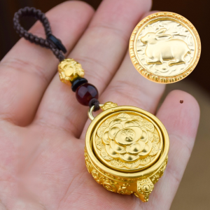Feng Shui Lucky Charm Cornucopia Of Fortune And Wealth 12 Zodiac Signs Rotatable Pendant Lucky Charm For Business Success And Money