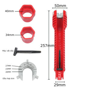 Cờ lê đa năng 8 in 1 vặn thiết bị vệ sinh