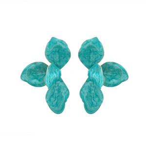 Flower Earrings Elegant Studs Earrings Modern Flower Ear Studs Alloy Texture Ear Suitable for Stylish Outfits