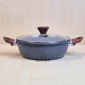 Calypso Panci Kaserol Sup Marble Coating Anti Lengket 24cm