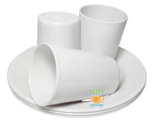 4SET PIRING MAKAN DAN GELAS MELAMIN TEBAL 4PIRING 4GELAS. SET MAKAN TERLARIS BAYAR DITEMPAT/COD