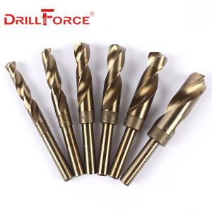M35 Cobalt Reduced Shank 1PC 24mm-40mm(24/24.5/25/26/27/28/29/30/31/32/33/34/35/36/37/38/39/40mm) Drill Bits 1/2" inch Dia HSS Cobalt 5% Drill Bit For Stainless Steel Cobalt Drill Bits