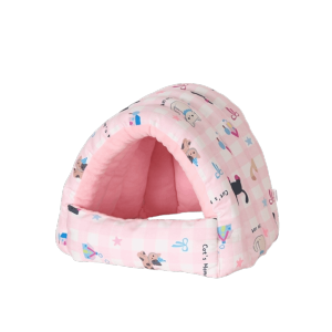 SEKINEW Semi Closed Winter Hamster Cotton Nest Thickened Soft Hamster Warm Nest Cute Cartoon Rabbit Sleeping Nest Cold Weather