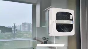 2026 Window Cleaning Robot ABIR WD10Dual Roller Brushes 4 Corner Brushes6-Way Water Spary10000PA SuctionWet Wash & Scrub Combo