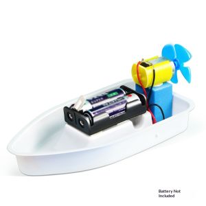 STEM Aerodynamic Boat Science Experiment Kit Childrens DIY Model Handmade Innovative Invention Material Set