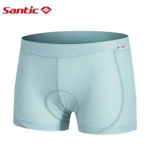 Santic Nữ Quần Short Đạp Xe Quần Lót Chống Sốc 4D Đệm Thoáng Khí Xe Đạp Xe Đạp Quần Lót