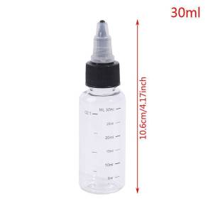 PL (sun) 30ml-250ml Plastic PET Liquid Capacity Dropper Bottles Pigment Ink Containers (MY)