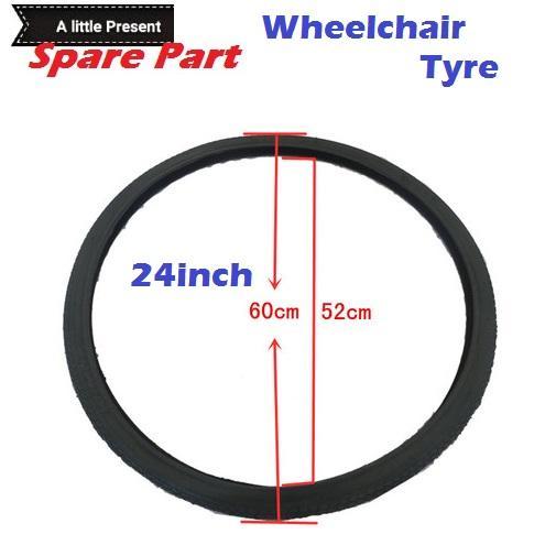 Wheelchair tyre 24inch standard size Lazada