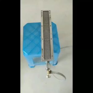 22*17cm Barbecue BBQ Infrared Ceramic Burner Stainless Steel Ceramics Gas Burner Alumunium Plate Infrared Burner With Nozzle