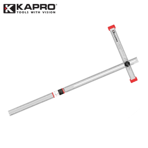 KAPRO 317 Adjustable Drywall Sliding T-Square Aluminum Layout Marking Dual Directional Printed Scale