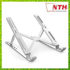 Giá Laptop Hợp Kim Nhôm Gấp Gọn Dùng Cho Nhiều Máy Từ 11-17inch Có Thể Điều Chỉnh Nhiều Mức Độ Cao
